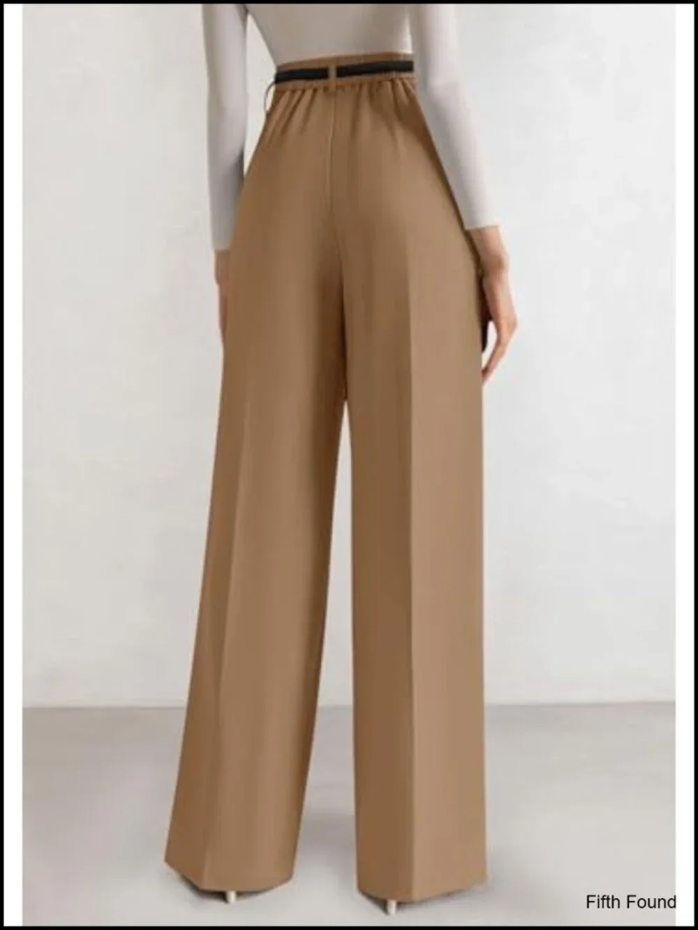 Wide Leg Dress Pants Business Casual Flowy Work Palazzo Trousers High Waisted